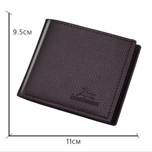 Wallet - bifold - light brown, dark brown new